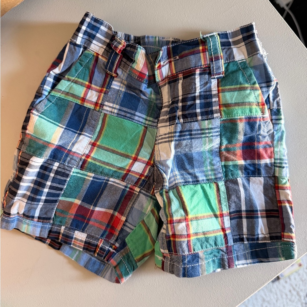 Janie and Jack Plaid Shorts